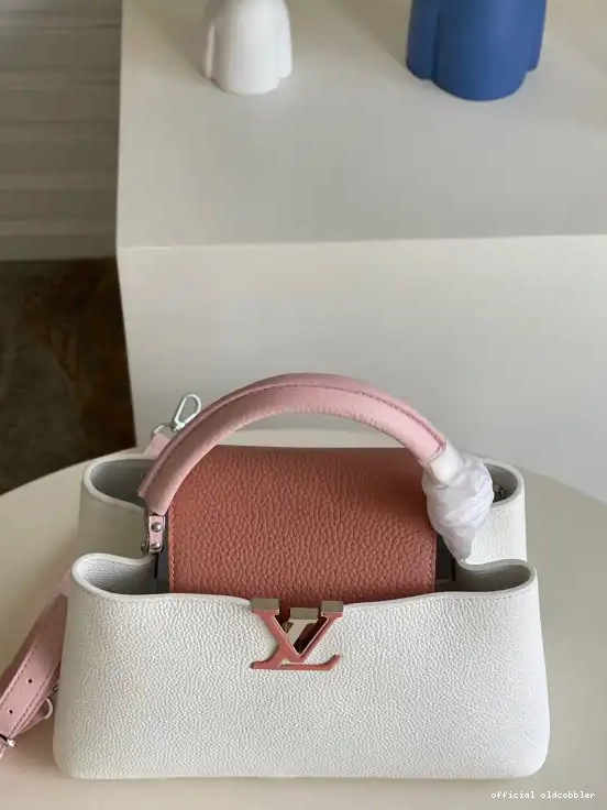 Official oldcobbler BB VUITTON CAPUCINES LOUIS 0614